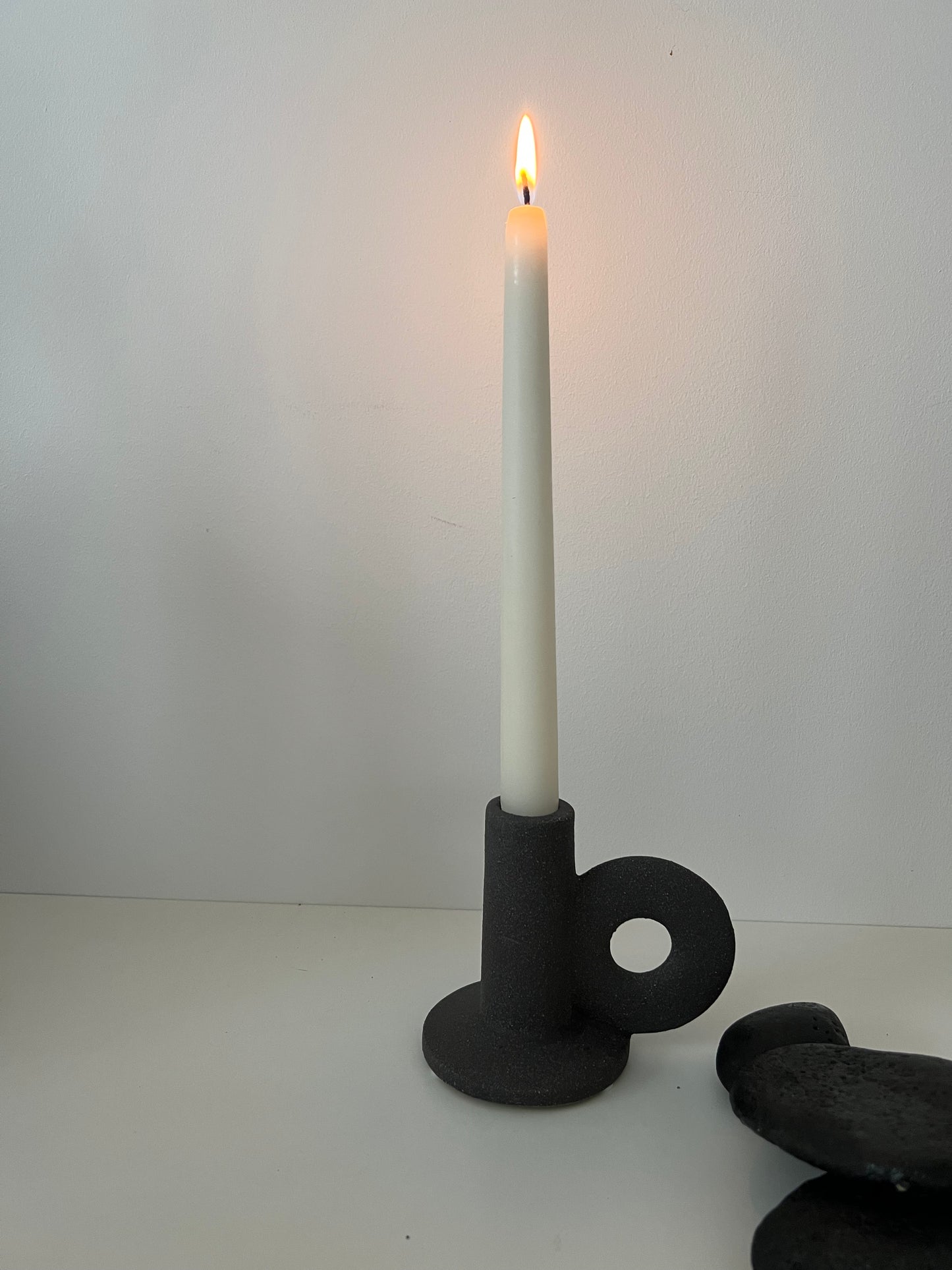 SUSIA - Bougeoir gris foncé - B&Inside