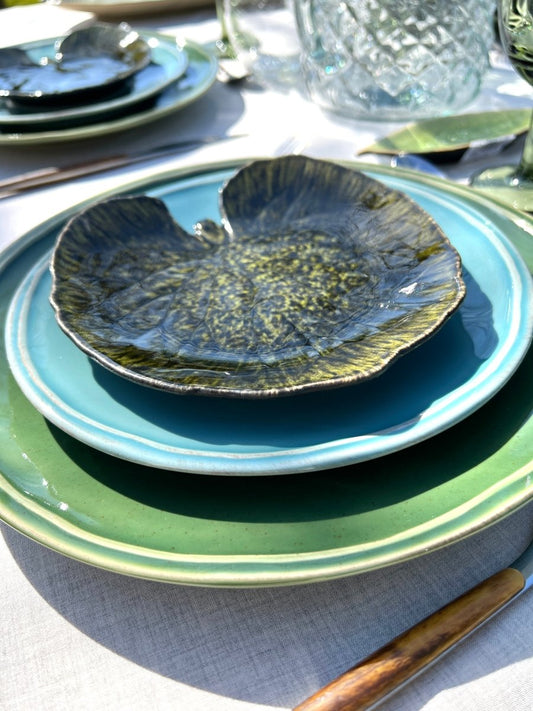 ALCHÉMILLE - Assiette feuille verte - B&Inside