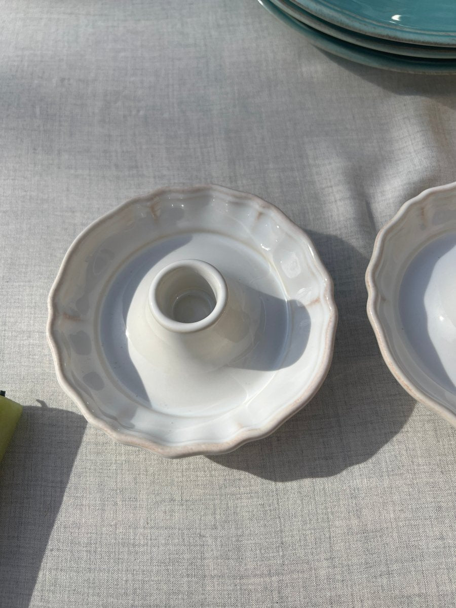 ALENTEJO - Bougeoir blanc - B&Inside