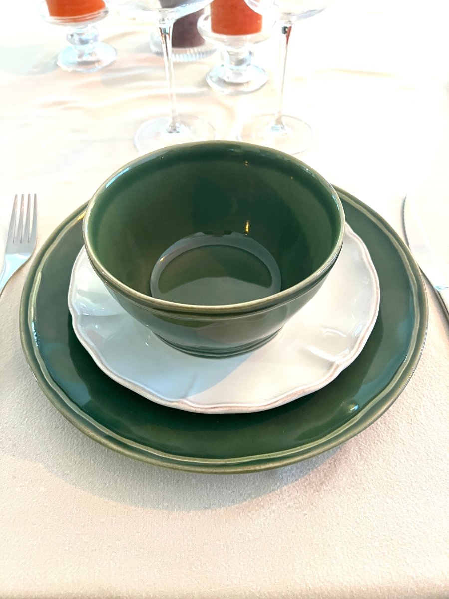 Bol FONTANA vert - Bol à salade en grès - B&Inside