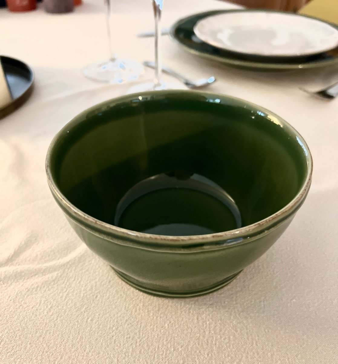 Bol FONTANA vert - Bol à salade en grès - B&Inside