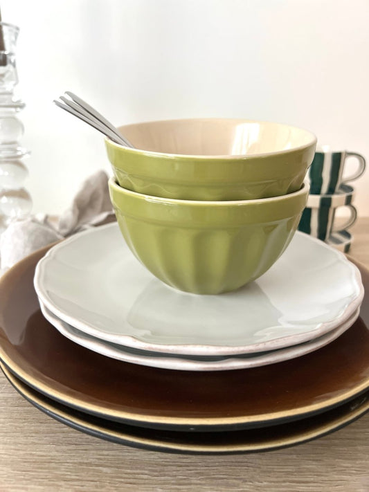 Bol INFUSION - Bol vert en grès émaillé - B&Inside