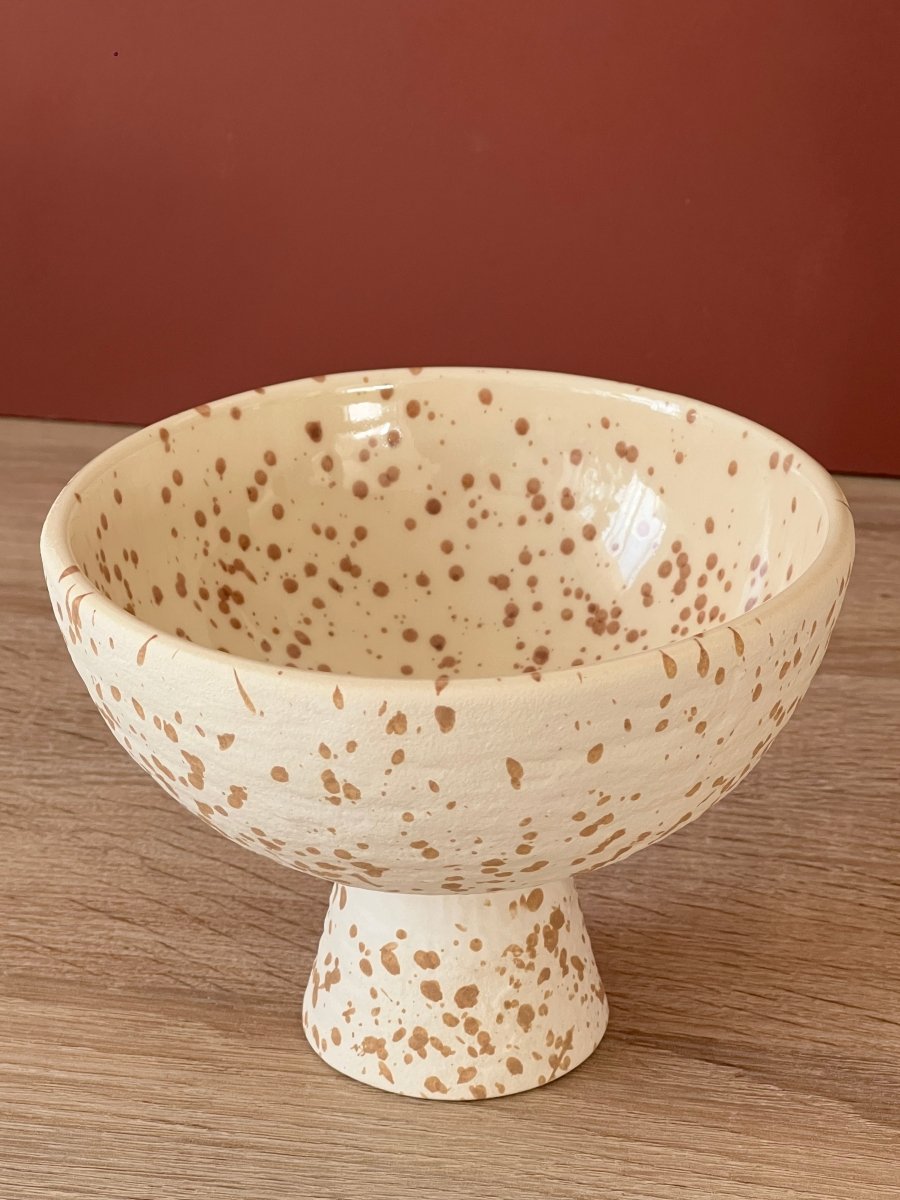 Bol sur pied écru PABLO - B&Inside