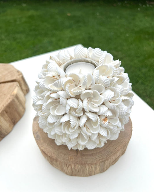 Bougeoir coquillages KEMANSI - Décoration exotique - B&Inside