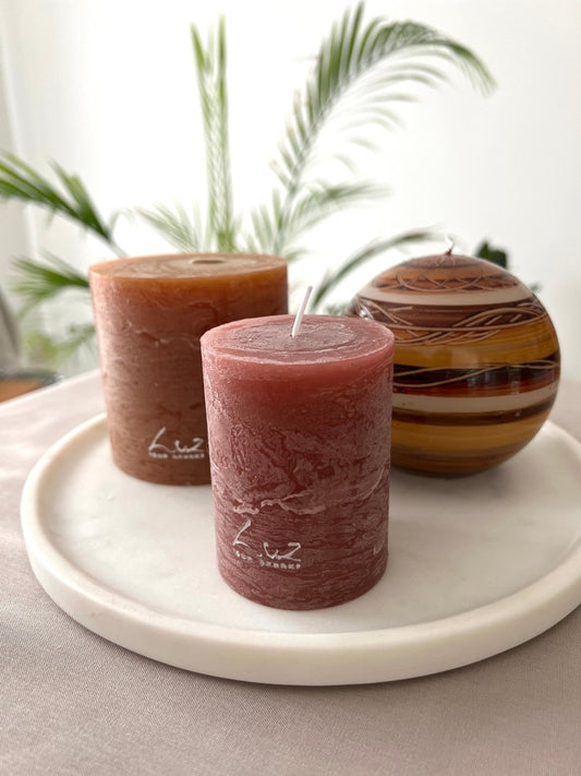 Bougies Luz Your Senses - Rouille - B&Inside