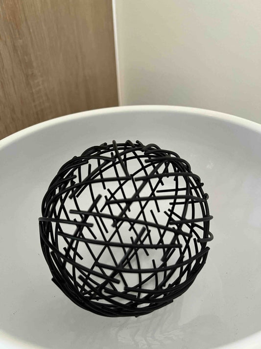 Boule décorative métal noir - TOPLOU - B&Inside