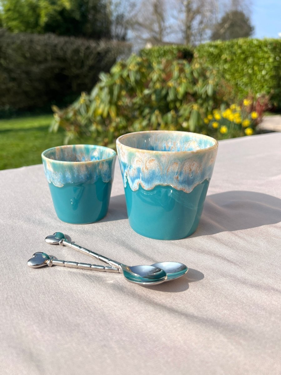 CAPRICE - Tasse à expresso turquoise - B&Inside