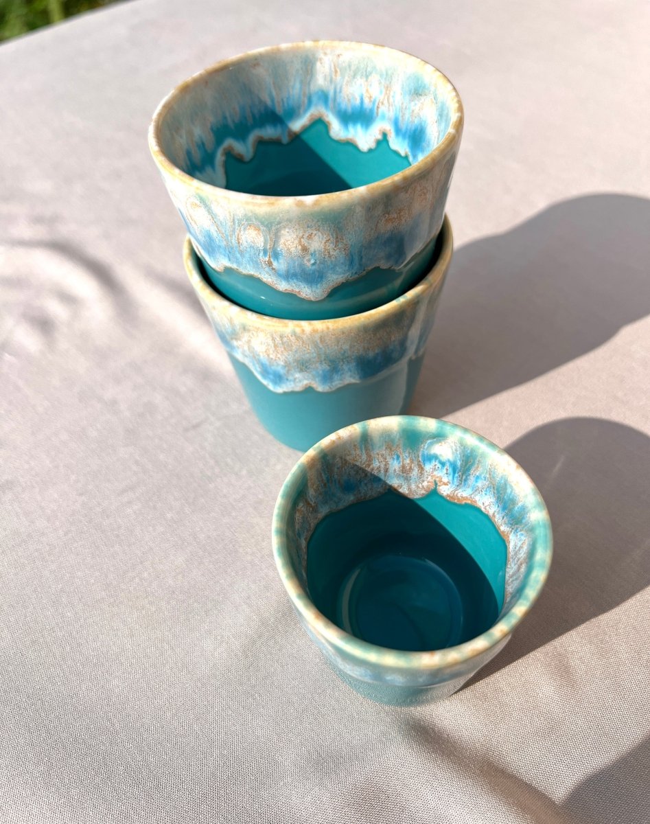 CAPRICE - Tasse à expresso turquoise - B&Inside