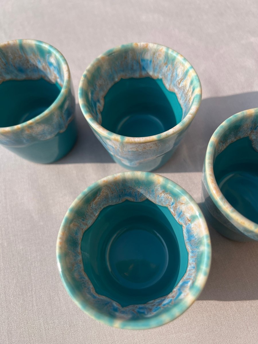 CAPRICE - Tasse à expresso turquoise - B&Inside
