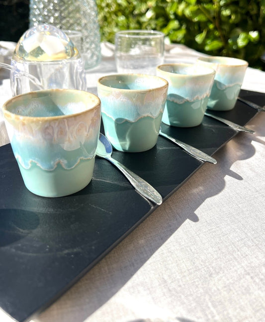 CAPRICE - Tasse à expresso vert d'eau - B&Inside