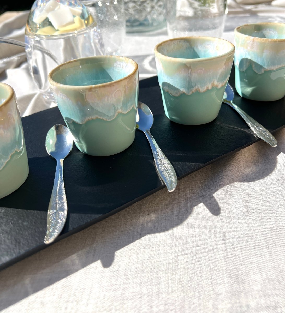 CAPRICE - Tasse à expresso vert d'eau - B&Inside