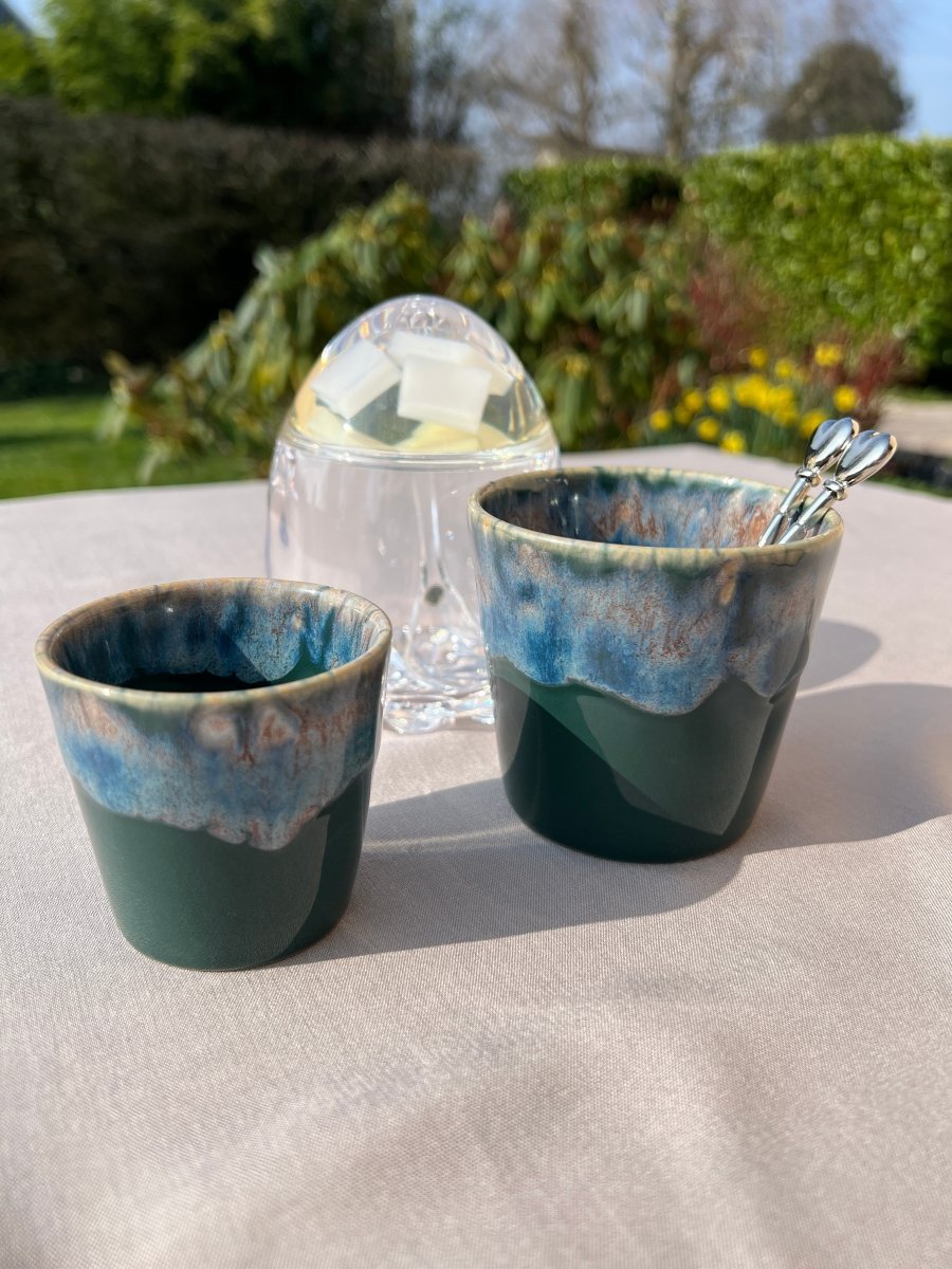 CAPRICE - Tasse à expresso vert foncé - B&Inside