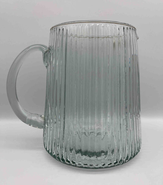 Carafe verre striée - JANA - Design élégant - B&Inside