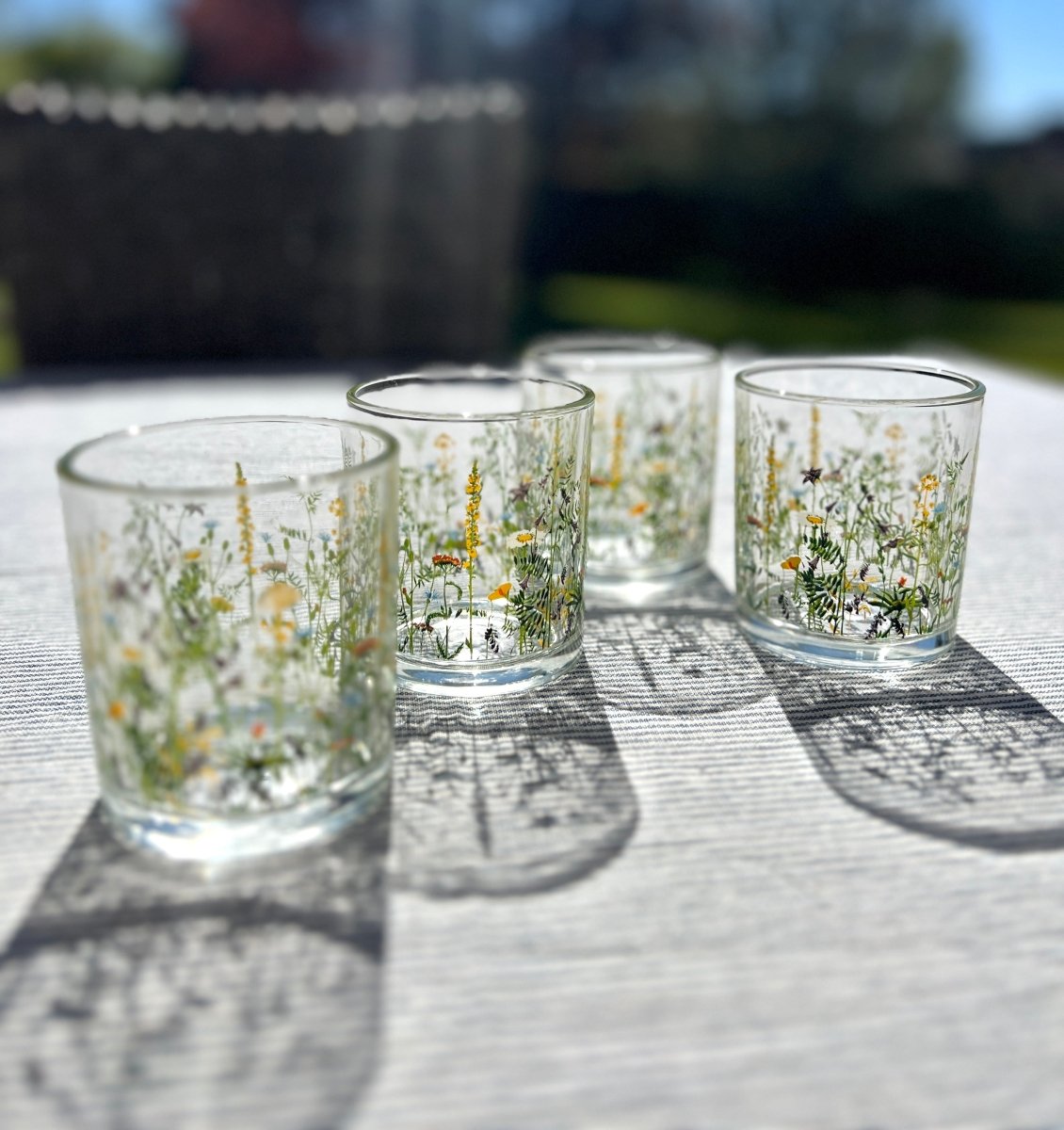 FLEURS DES CHAMPS - verres à eau - B&Inside