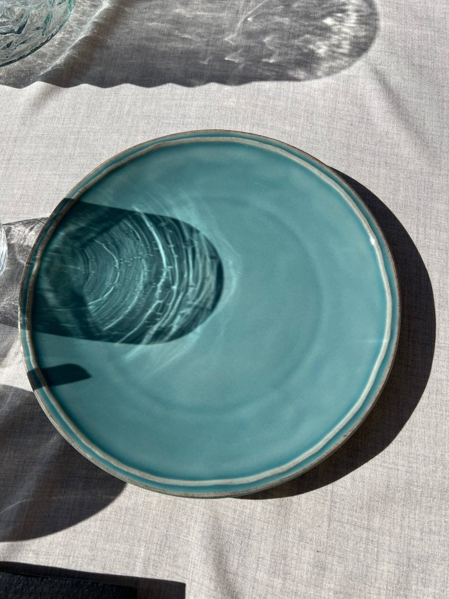 FONTANA - Assiette à dessert bleu turquoise - B&Inside