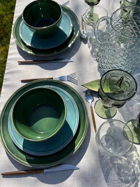 FONTANA - Bol en grès vert - B&Inside