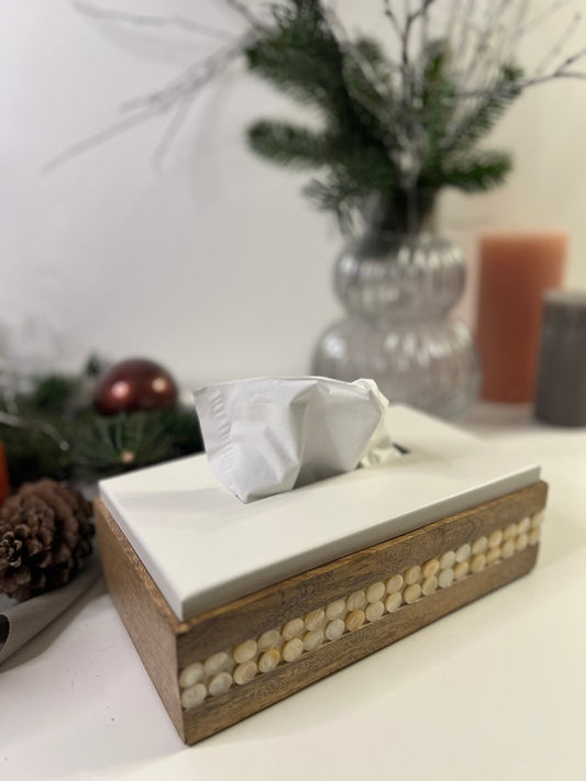 IZIA - Boite à mouchoirs en bois - B&Inside