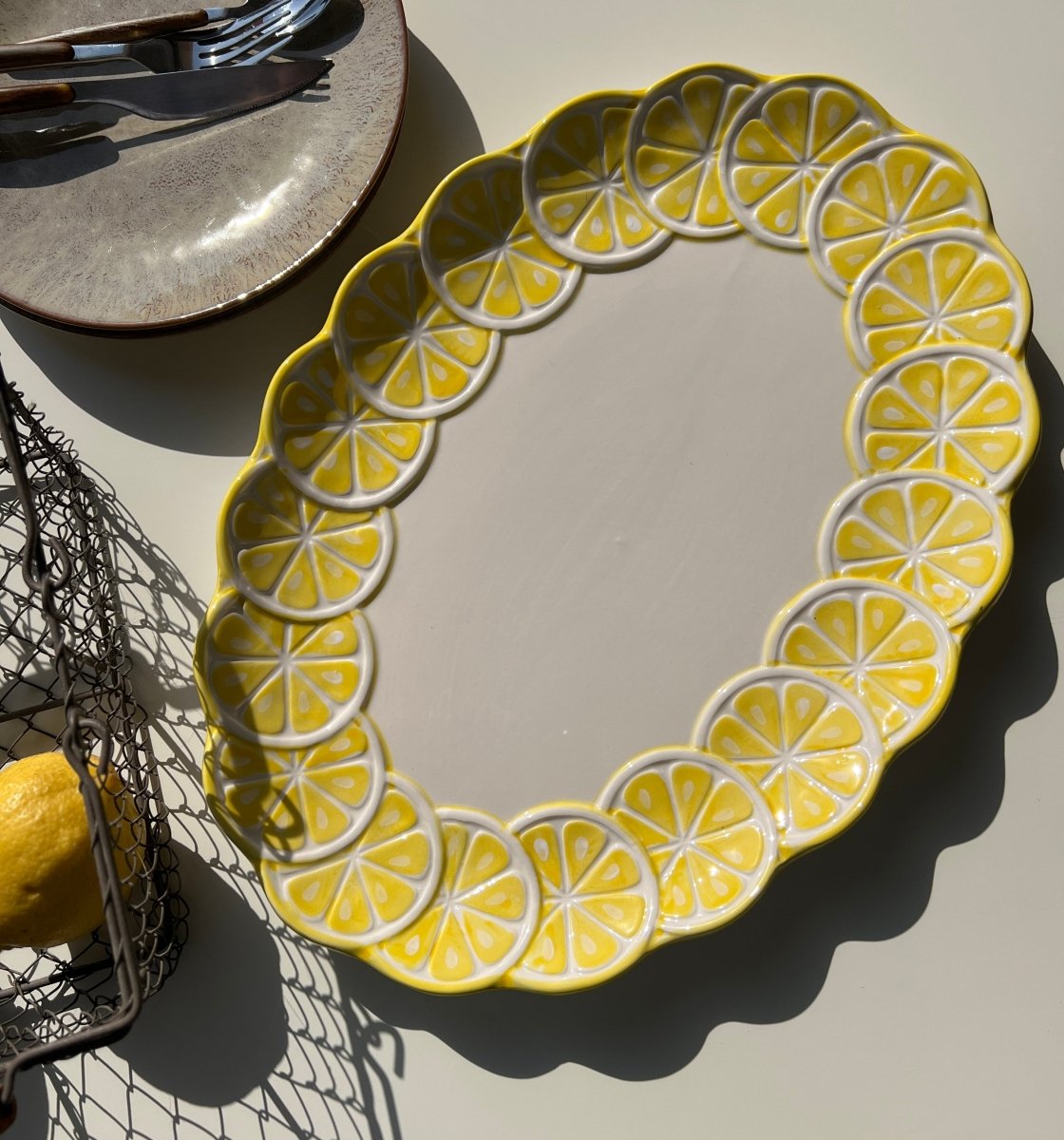 LEMON TWIST: Plat ovale - B&Inside
