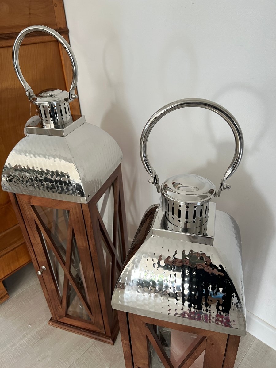 PACÔME - Grande Lanterne en Bois - B&Inside