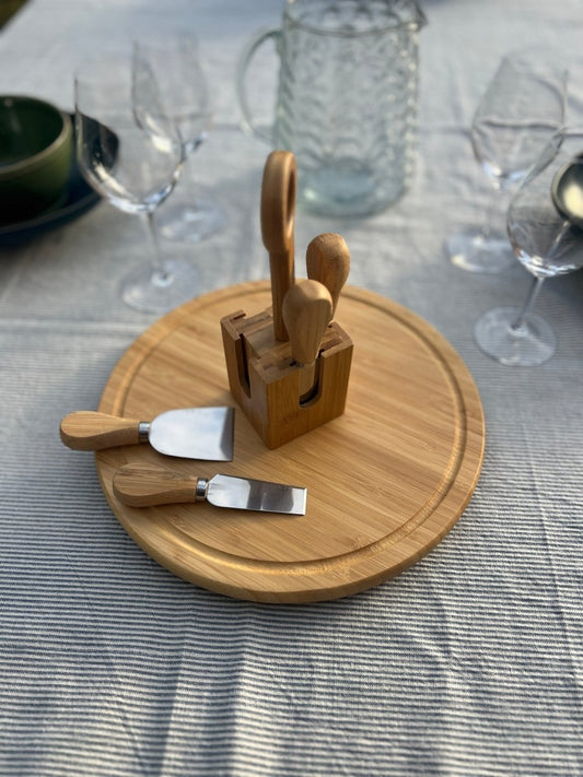 Plateau à fromage ANTONA en bois - Art de la table - B&Inside