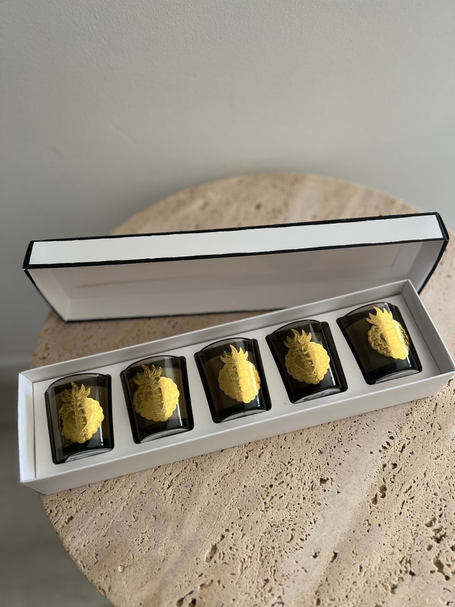 PODIUM: Coffret de 5 mini bougies parfumées - B&Inside