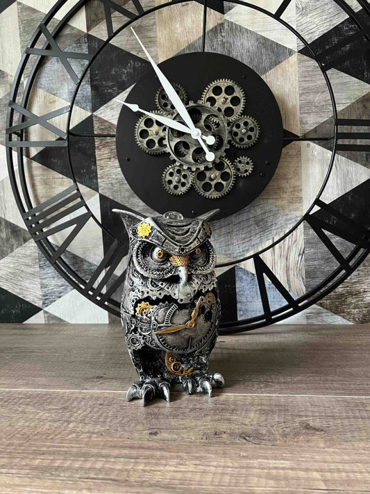 Sculpture décorative steampunk OWL - B&Inside