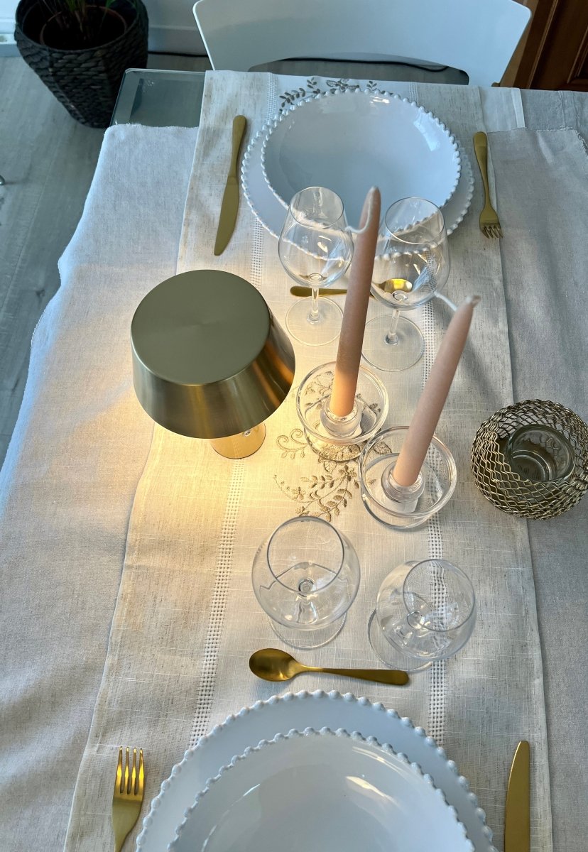 SNOW PEARL : Assiette plate blanche - B&Inside