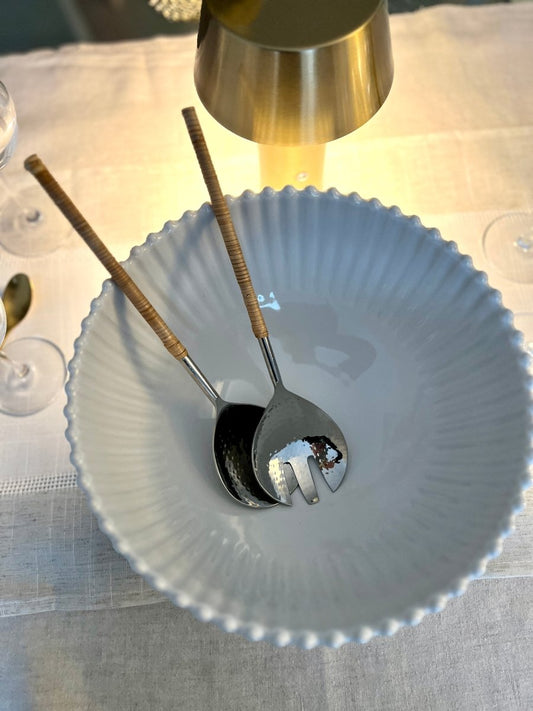 SNOW PEARL - Saladier blanc - B&Inside