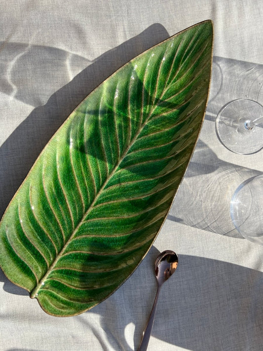 STRELITZIA - Plat en grès - B&Inside