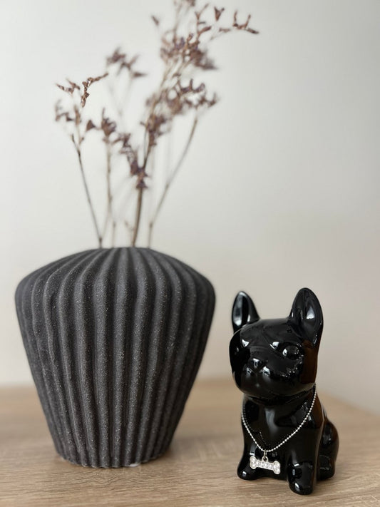 Tirelire Bulldog MINI DOG blanc ou noir - B&Inside