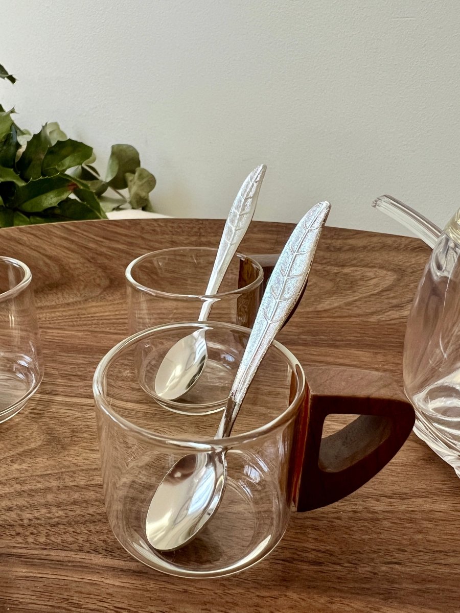 Tasses à café, 350 ml Latte Verre Clair Set de 2 Tasses avec poignées Tasses à café, 350 ml Latte Verre Clair Set de 2 Tasses avec poignées