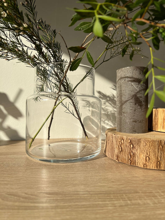 AVANA - Vase en verre transparent - B&Inside