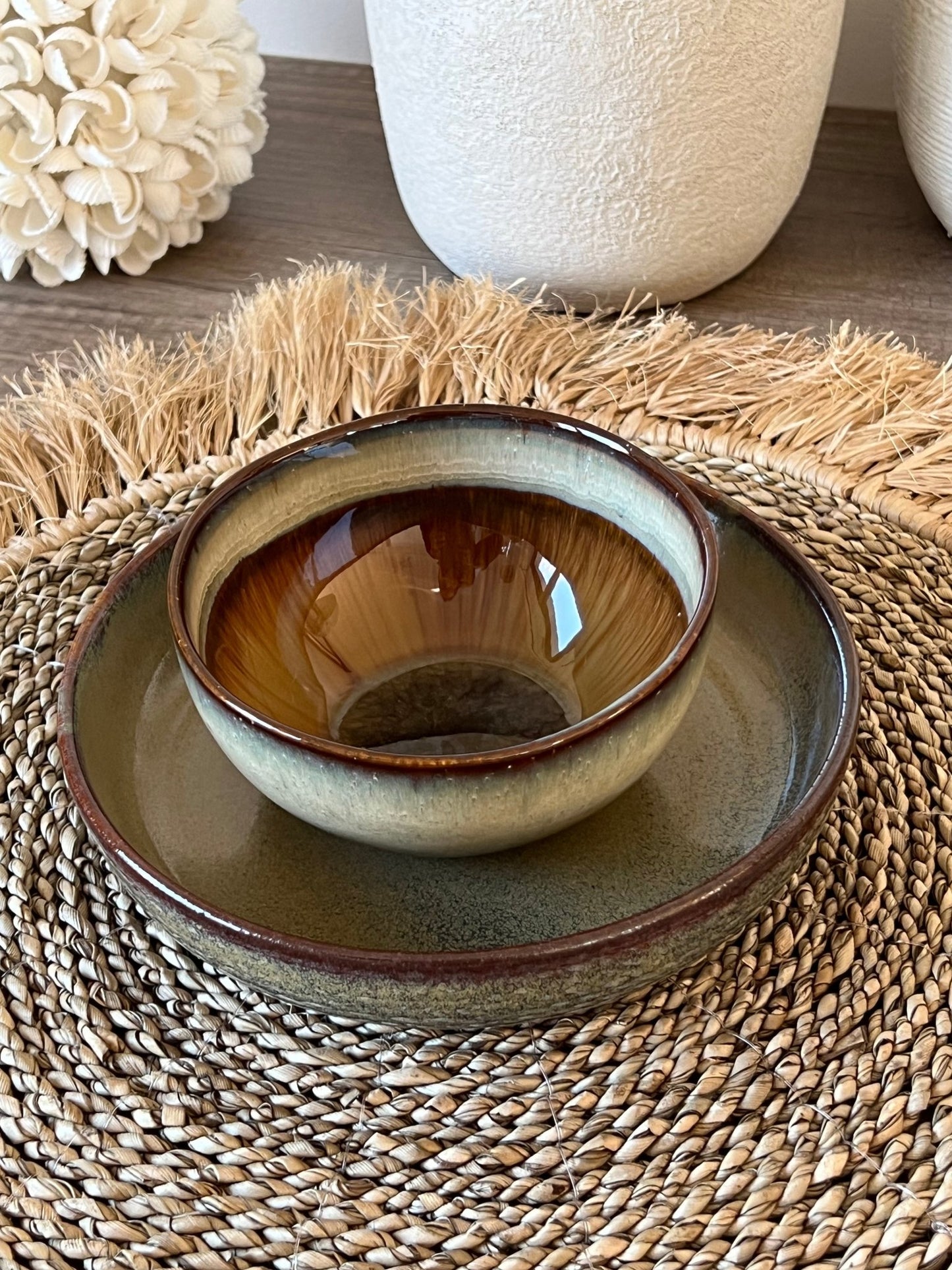 BELANTAN - Set de table en raphia naturel - B&Inside