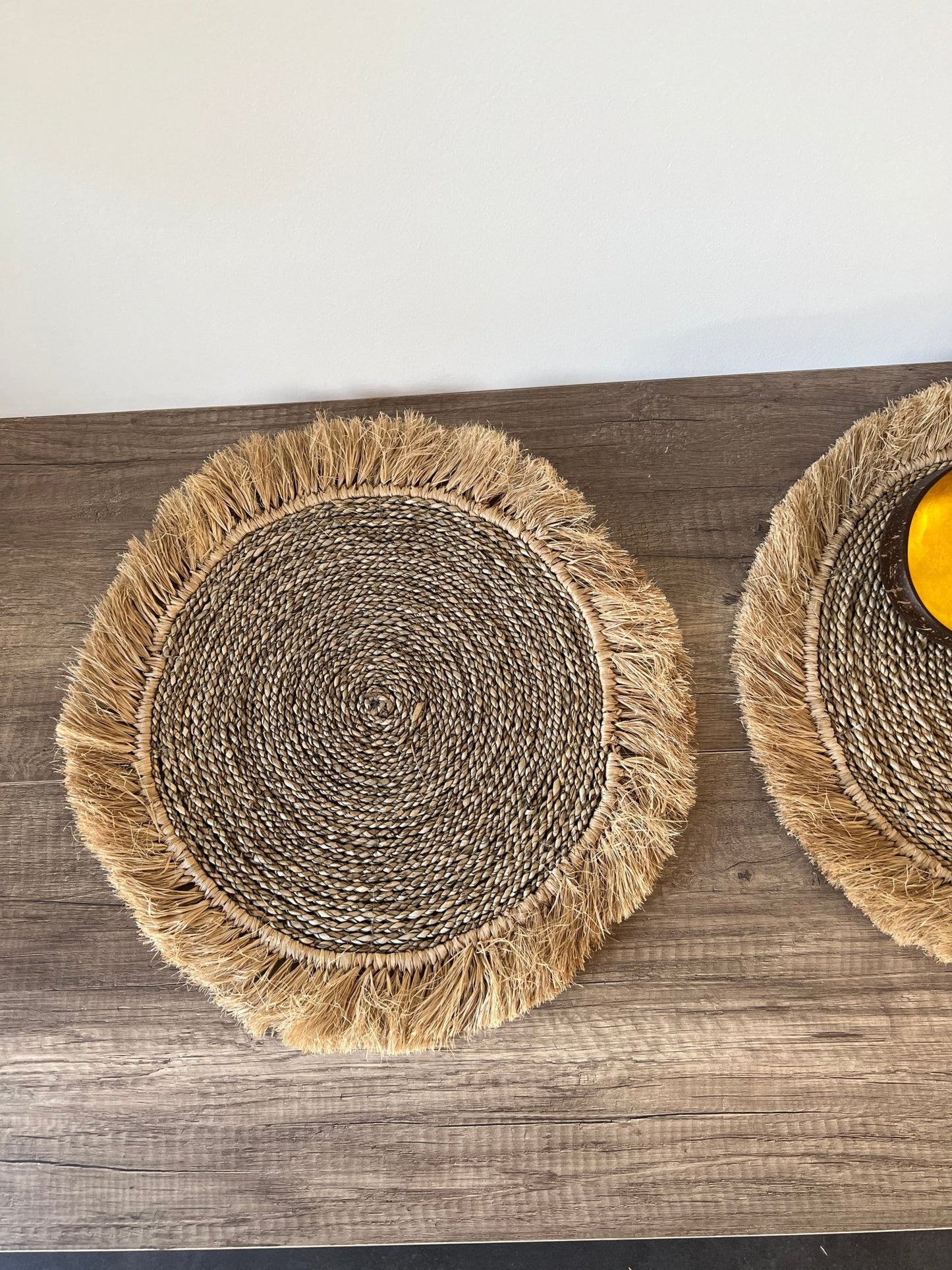 BELANTAN - Set de table en raphia naturel - B&Inside