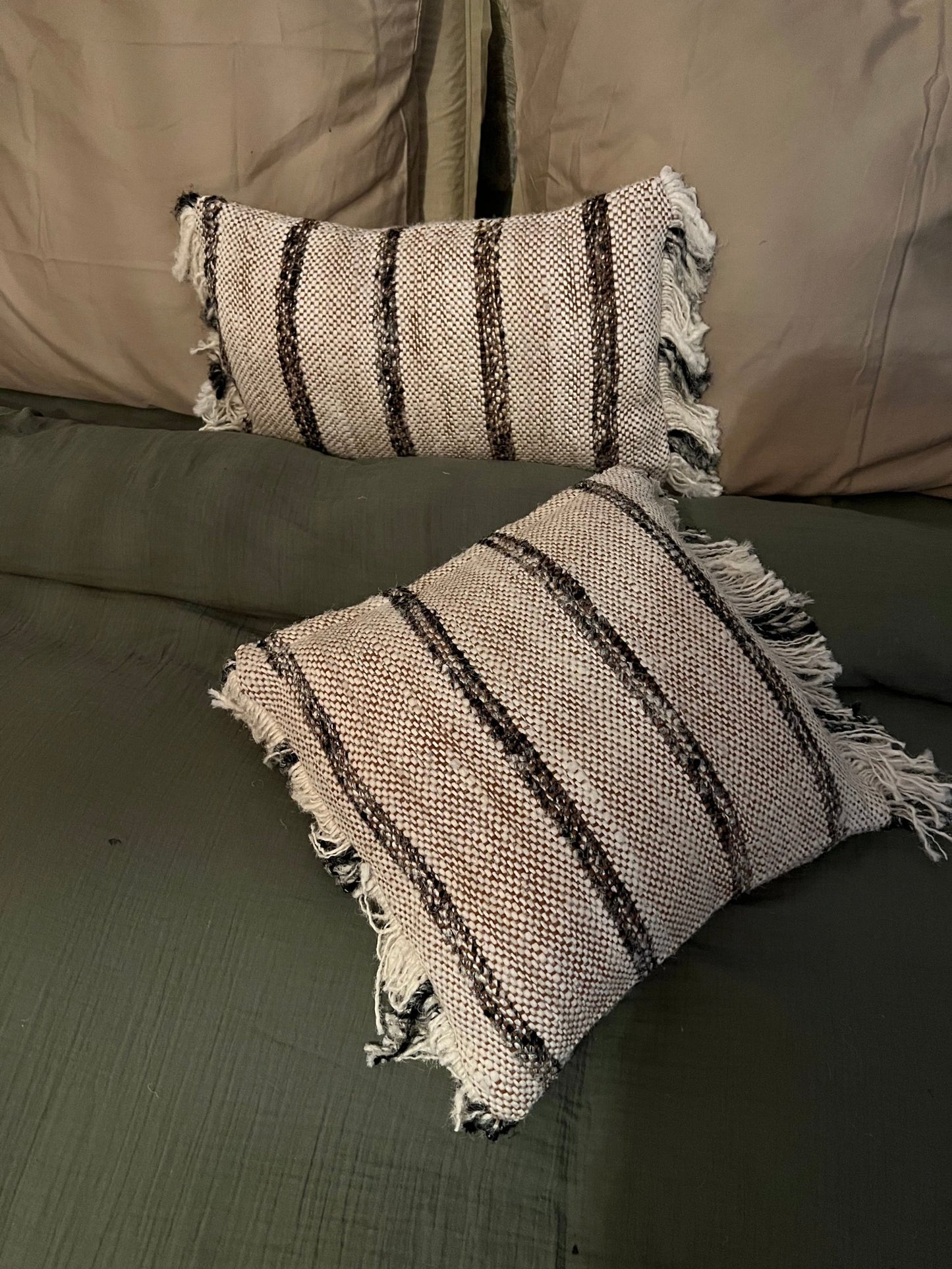 BISALI - Coussin rayé - B&Inside