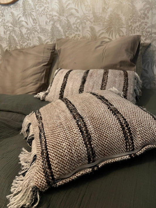 BISALI - Coussin rayé - B&Inside