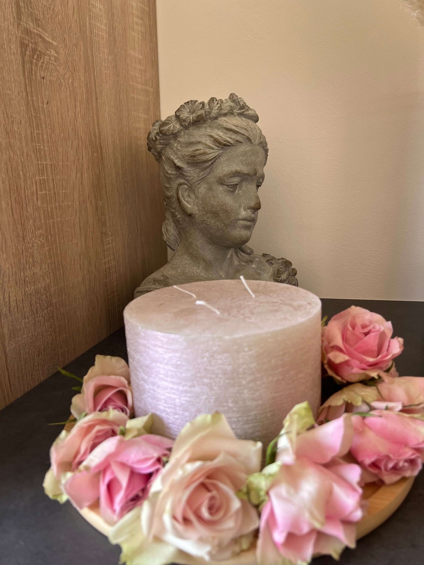 Bougie Luz Your Senses - Rose nacrée 3 mèches - B&Inside