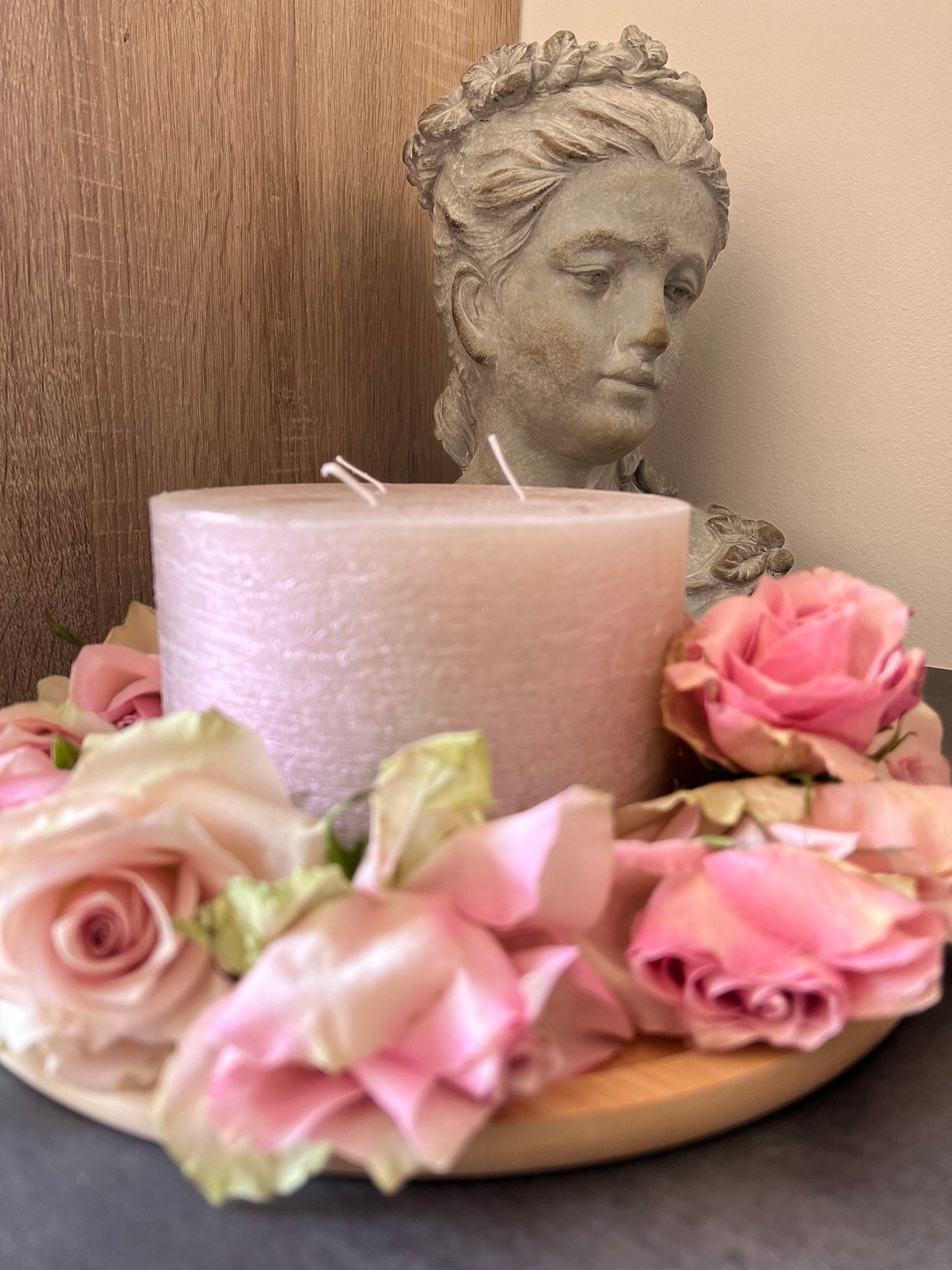 Bougie Luz Your Senses - Rose nacrée 3 mèches - B&Inside