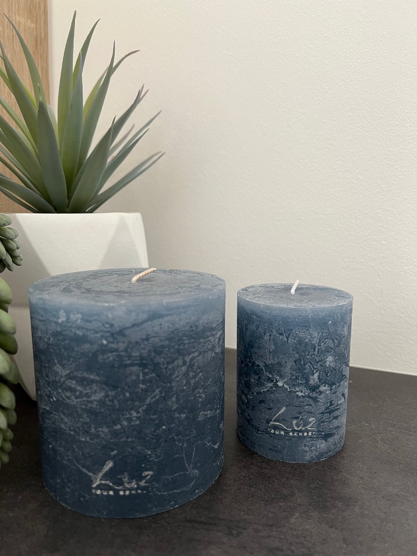 Bougies Luz Your Senses - Bleu - B&Inside