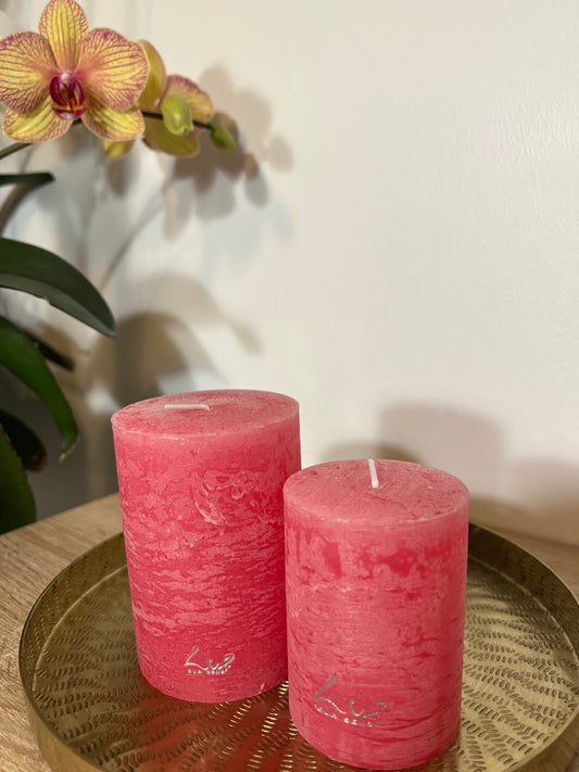 Bougies Luz Your Senses - Fuchsia - B&Inside