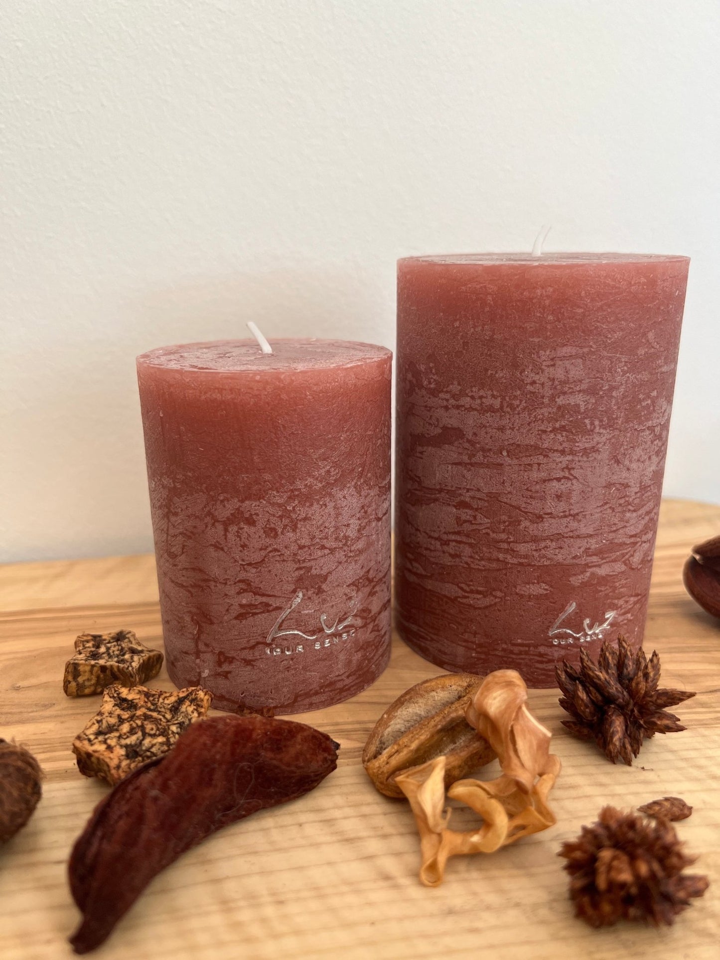 Bougies Luz Your Senses - Rouille - B&Inside