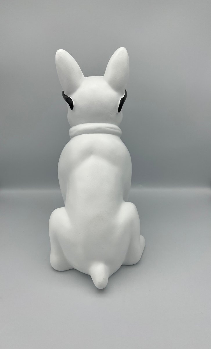 CLASSY - Chien bulldog français blanc à lunettes noires - B&Inside