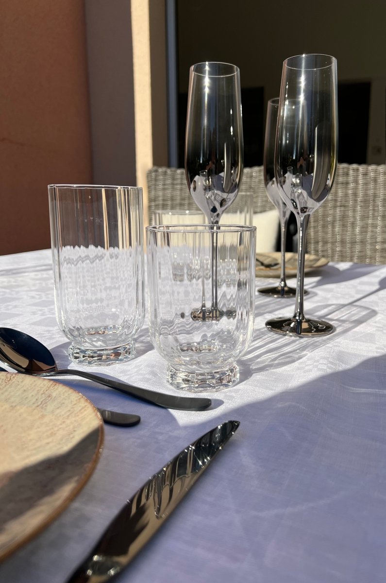 COMTESSE -Grande flûte à champagne argent - B&Inside