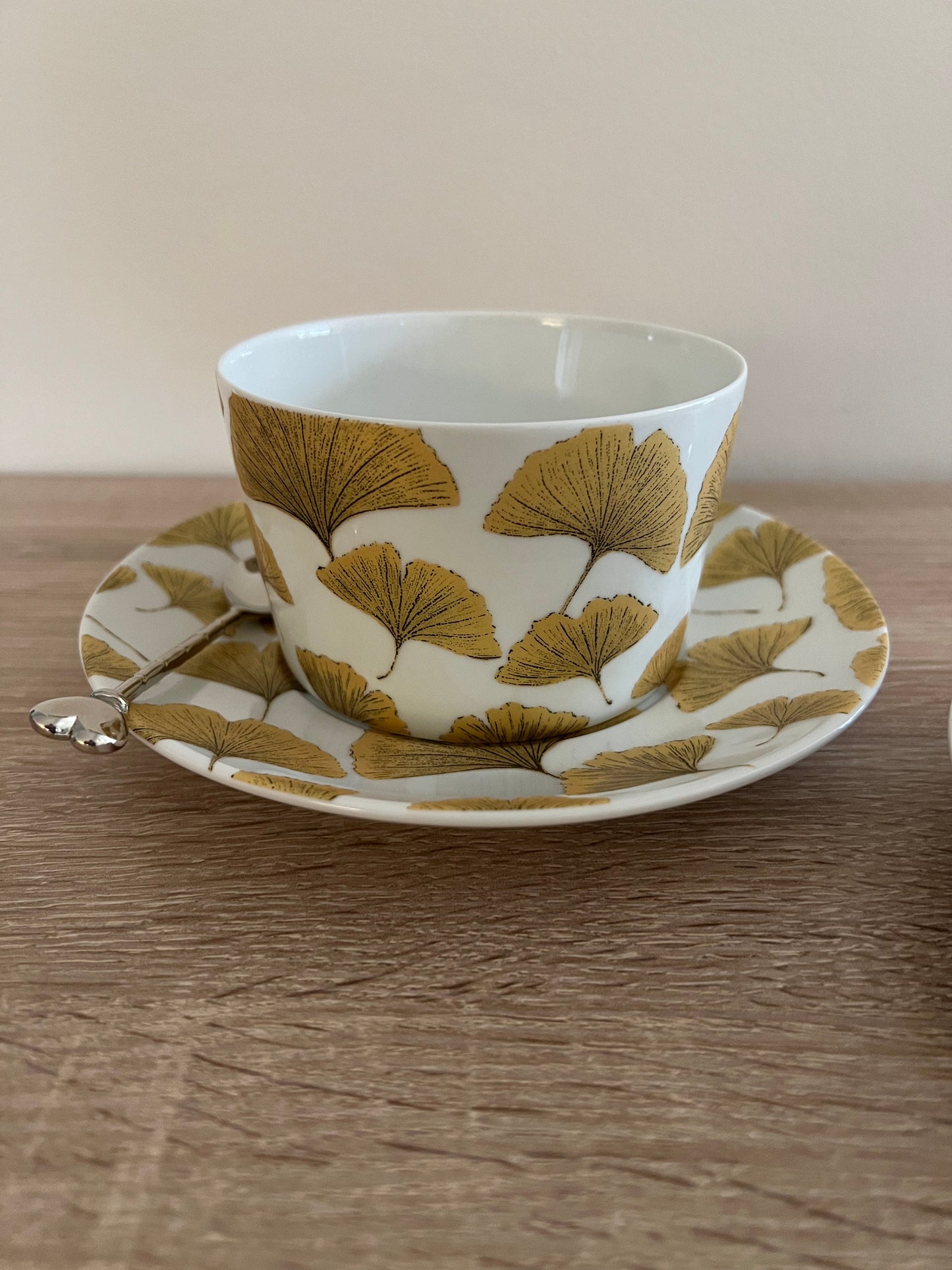 FALL - Duo de tasses et sous-tasses à déjeuner aux motifs fleuris - B&Inside