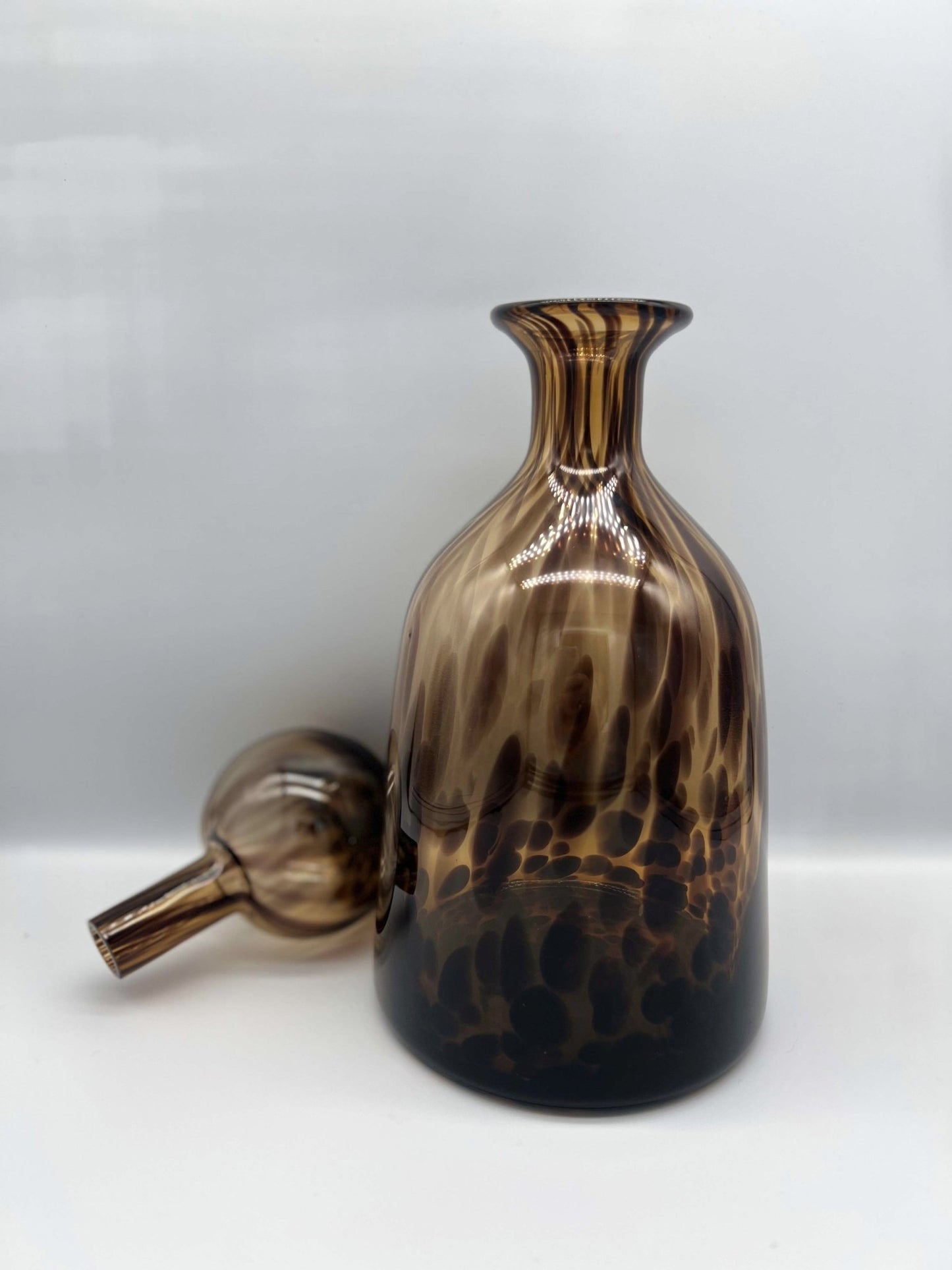 LEOPARD - Vase fumé ambré - B&Inside