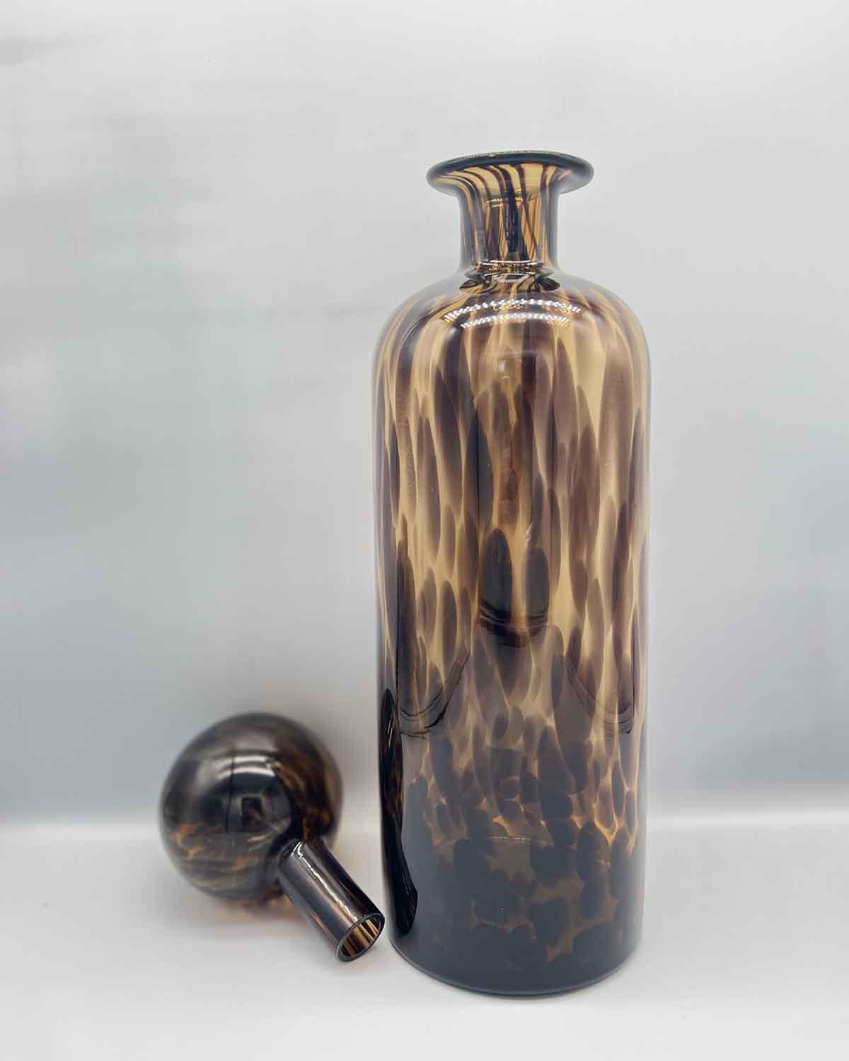 LEOPARD - Vase fumé ambré - B&Inside