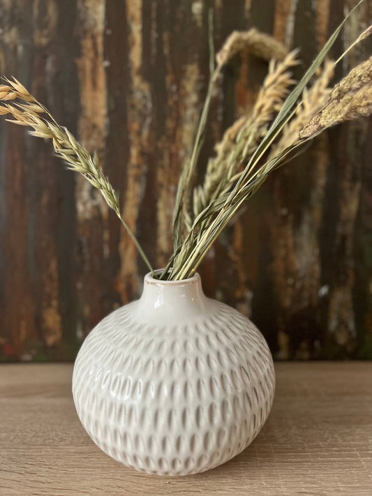 Maya- vase rond écru - B&Inside