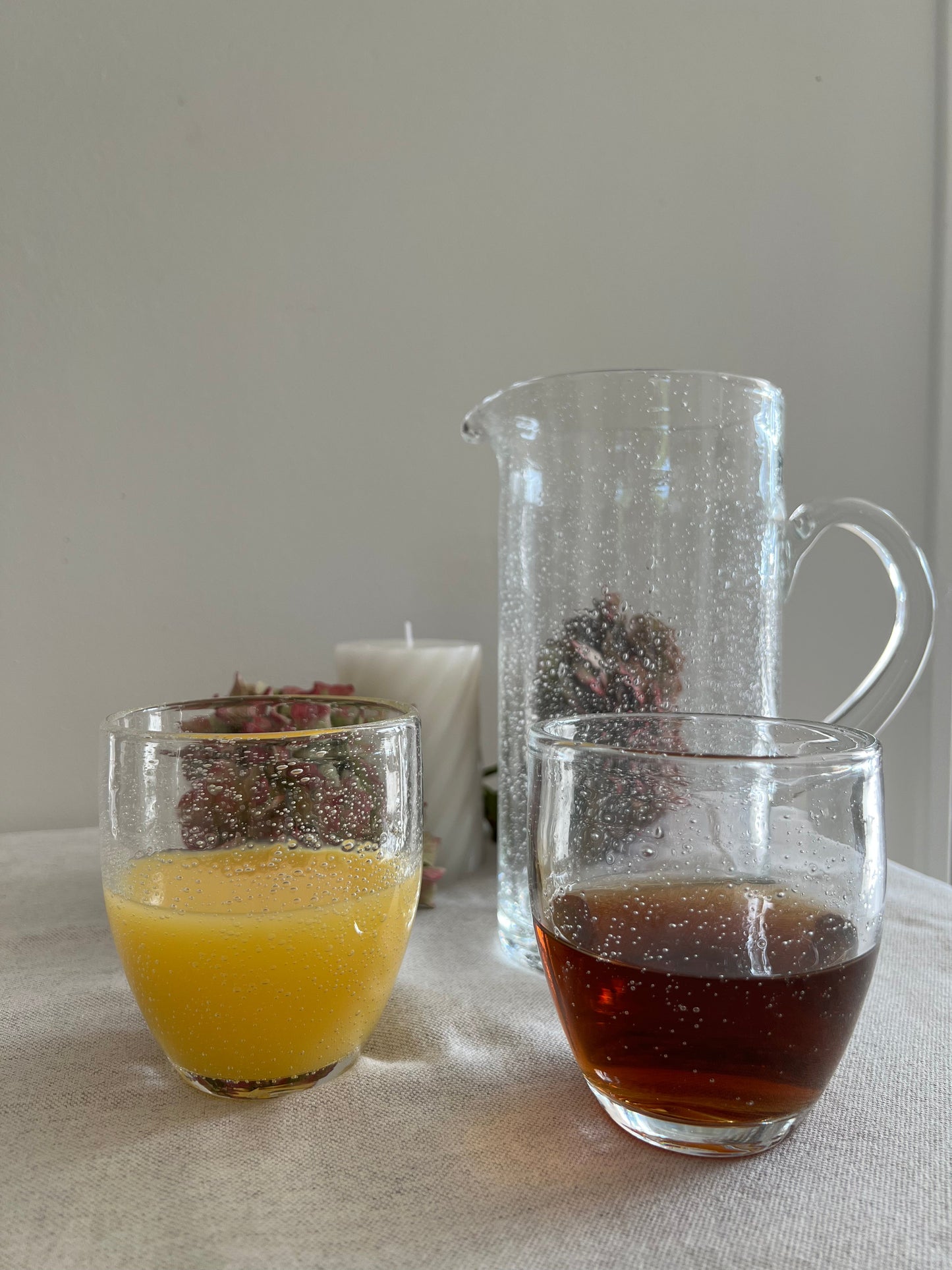 PATRAS - verres bullés x6 verre B&Inside