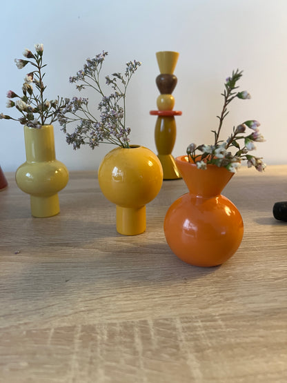 Coffret 3 mini vases colorés SUNNY