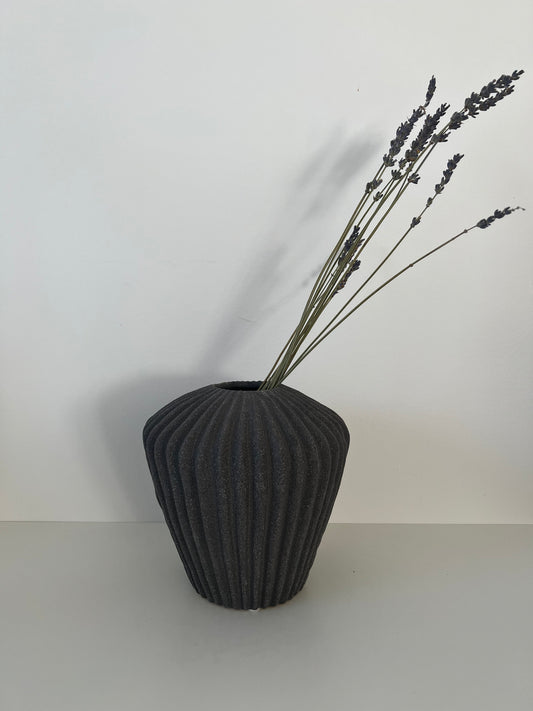 LUKA - Vase gris foncé - bninside